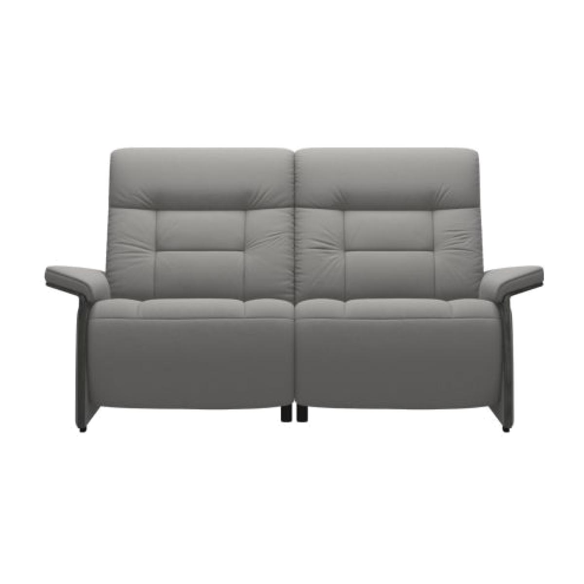 Mary 2S 2 Power In Paloma Silver Grey/Grey Wood Arm
