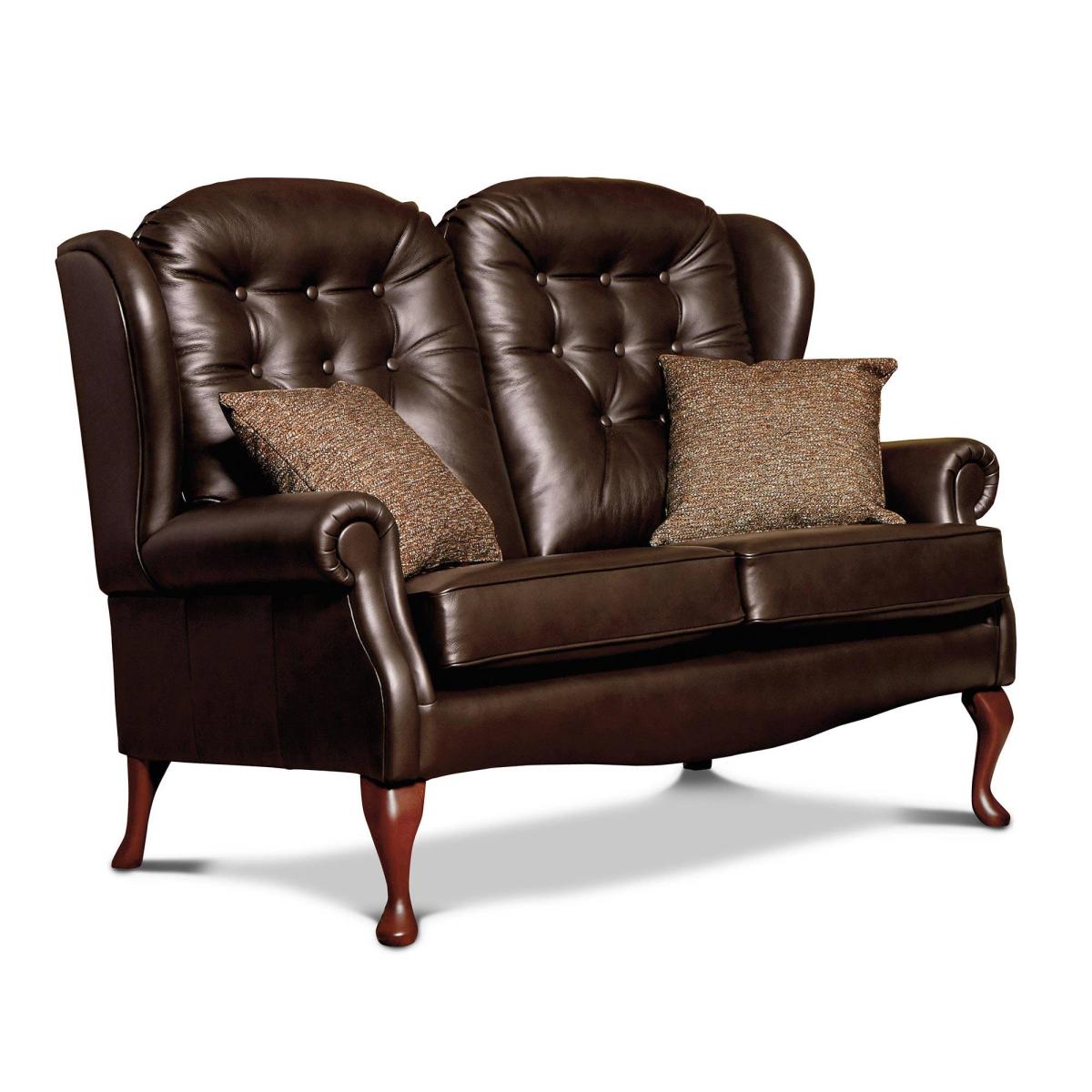 Sherborne Lynton Fireside Leather Settee – image 3