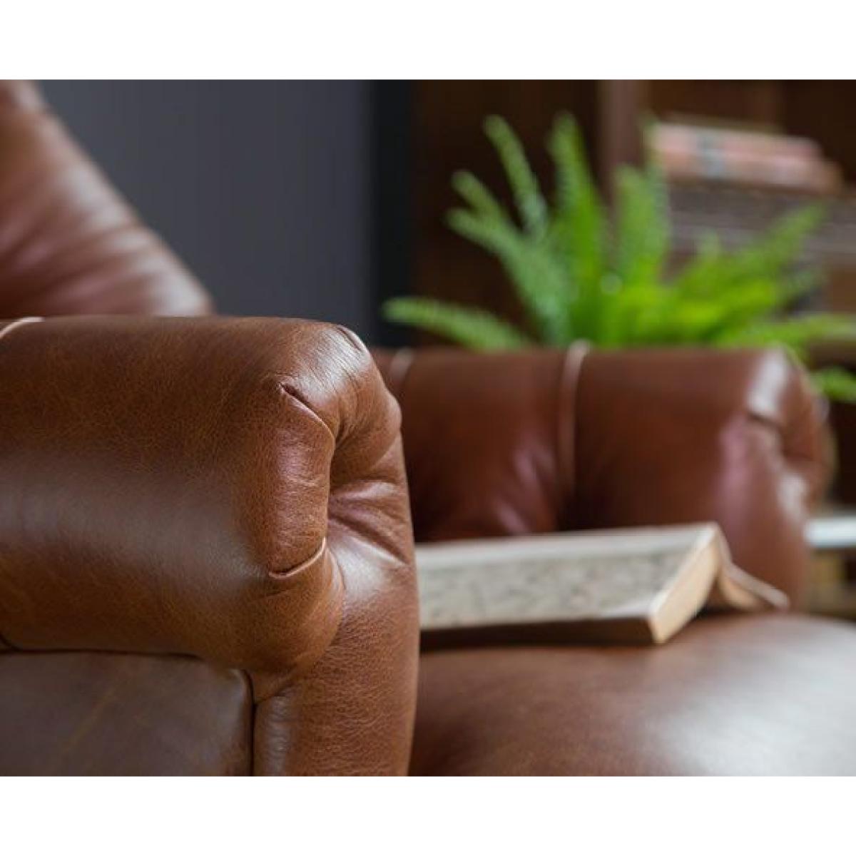Wood Bros Pickering Leather Compact Sofa – image 3