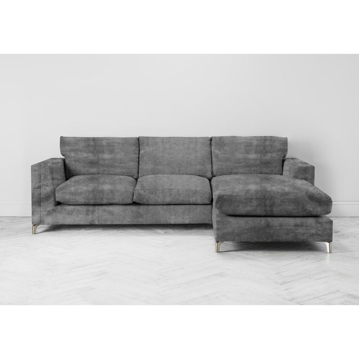 Chris Right Hand Chaise Sofa in Cloudy Grey – image 1