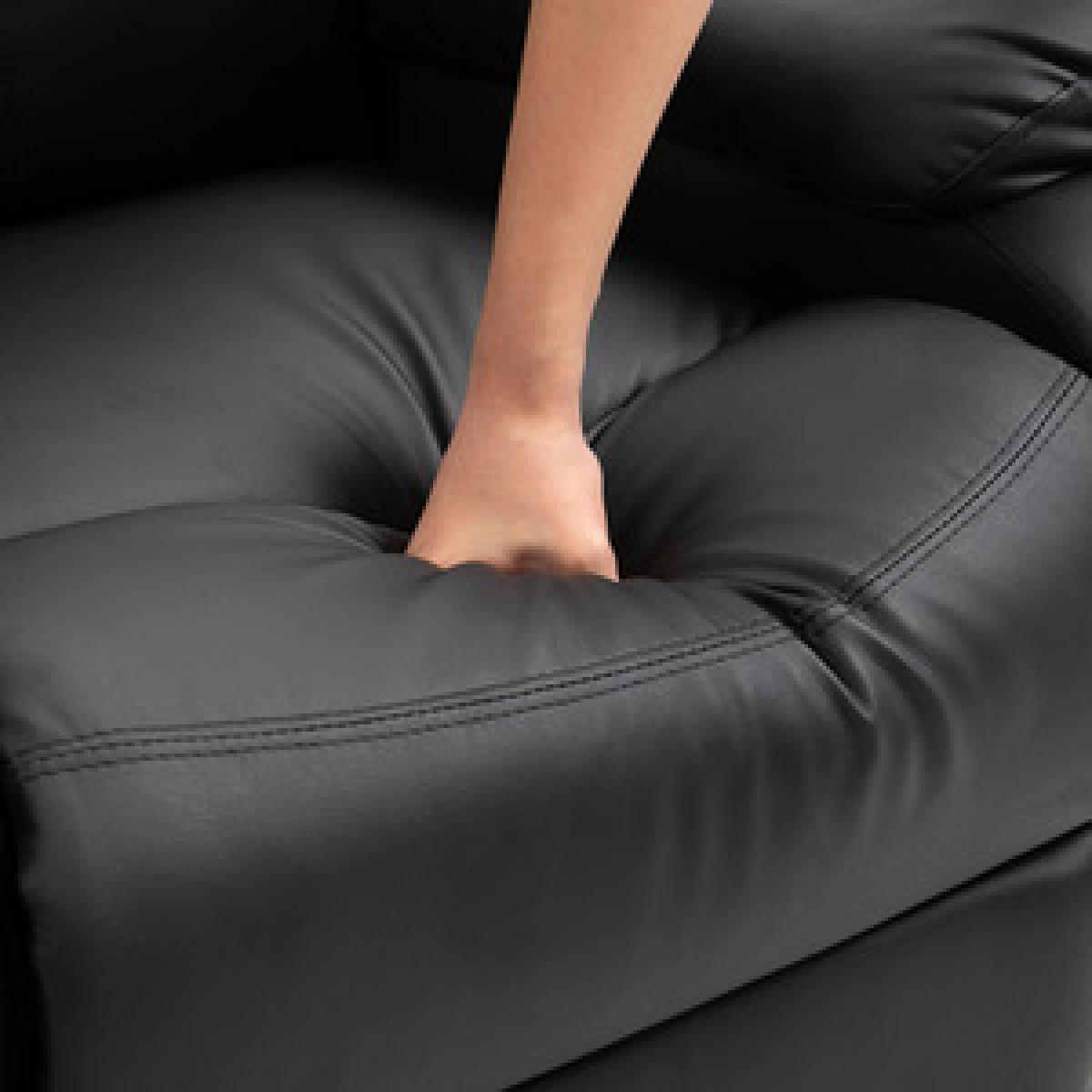 Recliner Lounger Multifunctional Sofa Chair - Black – image 11