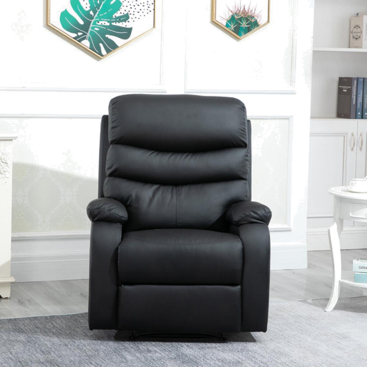 Recliner Lounger Multifunctional Sofa Chair - Black – image 1