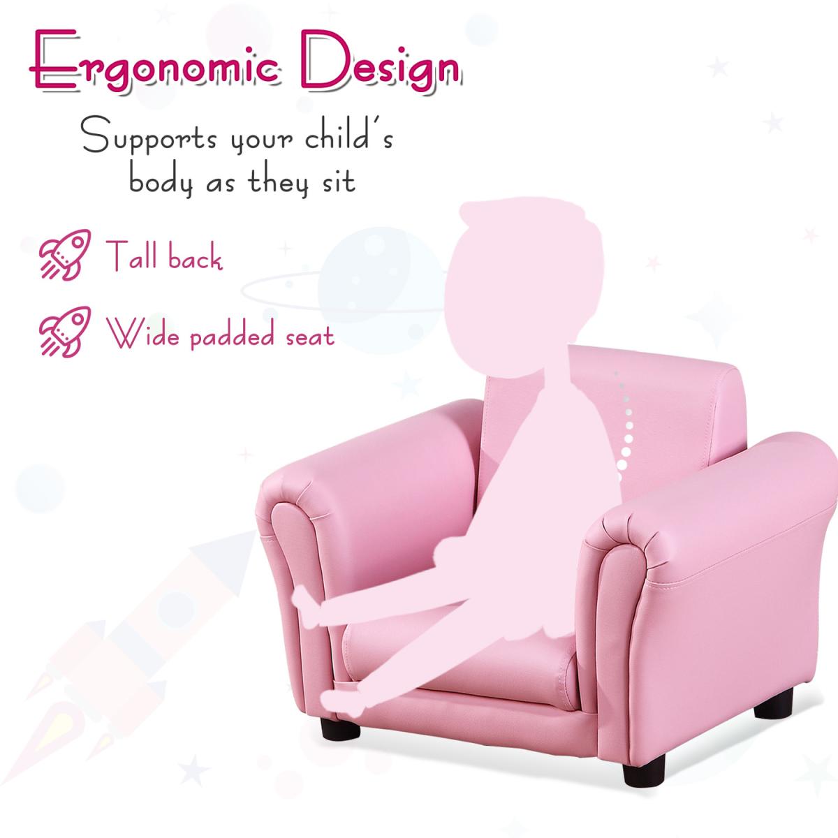 Children Kid Sofa Set - Pink – image 4