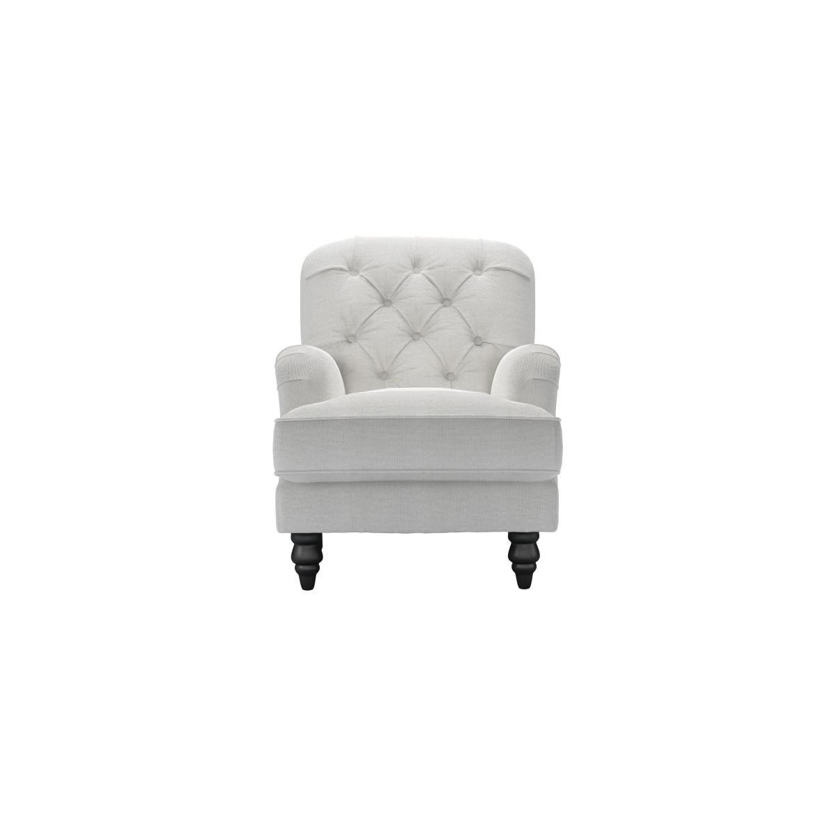 Snowdrop Button Back Loveseat in Storm Soft Sustainable Wool - sofa.com – image 2
