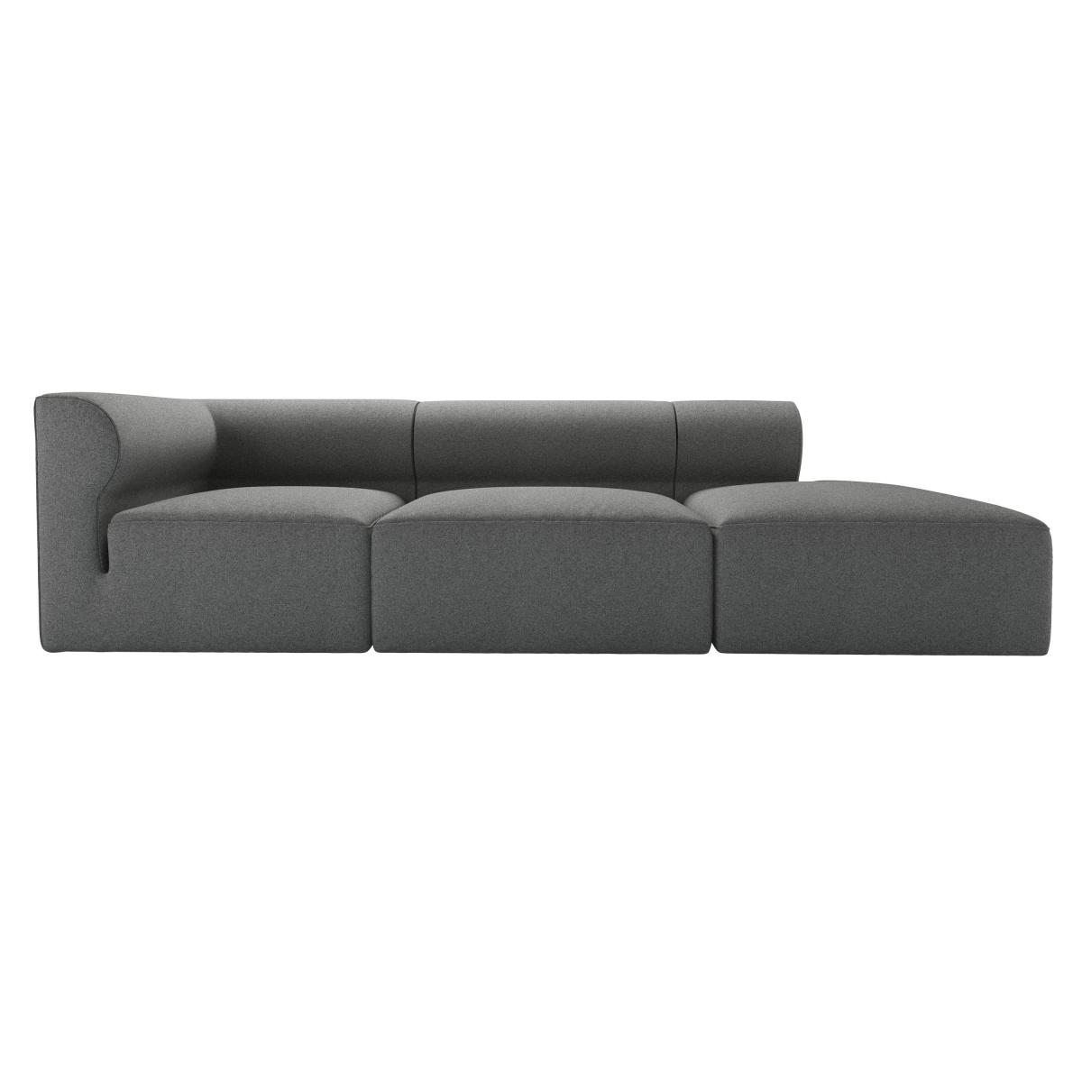 Cohen RHF Modular Sofa in Storm Soft Sustainable Wool - sofa.com – image 2