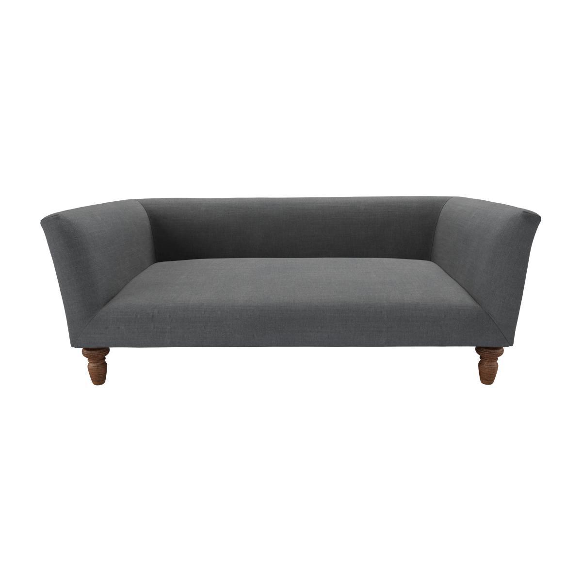 Cecil Large Pet Bed in Monsoon Brushed Linen Cotton - sofa.com