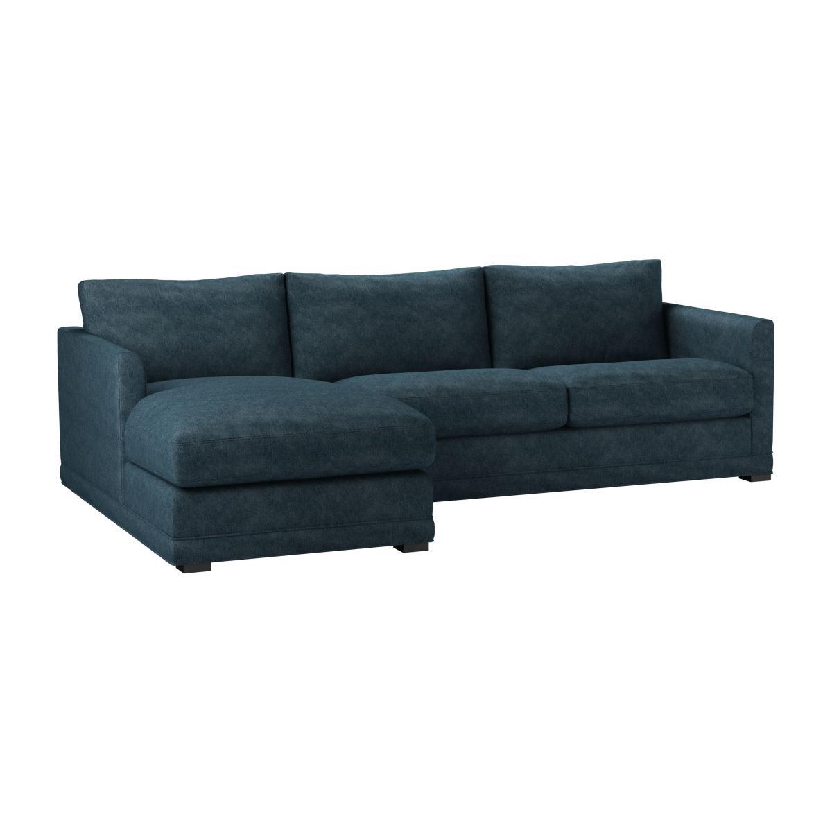 Aissa Medium LHF Chaise Storage Sofa in Kingfisher Soft Chenille - sofa.com