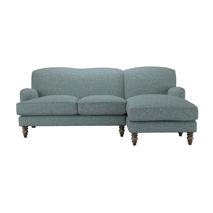 Snowdrop Medium RHF Chaise Sofa in Hydrangea Highland Tweed - sofa.com