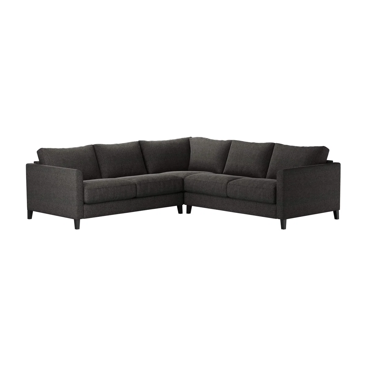 Izzy Small Corner Sofa in Anthracite Quartz - sofa.com – image 1