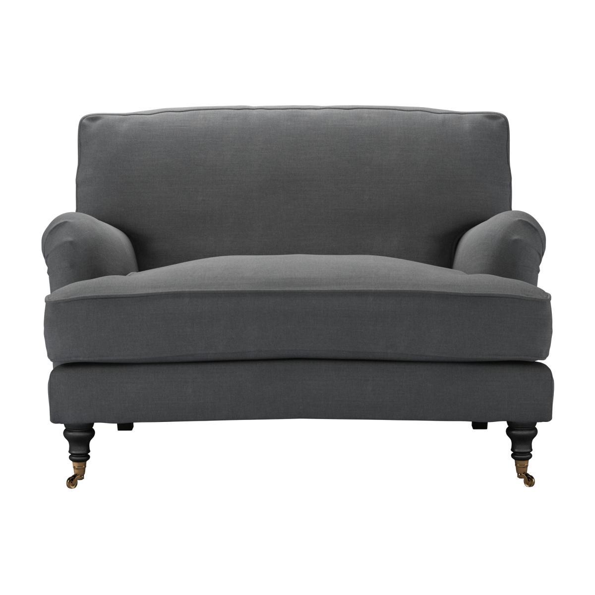 Bluebell Loveseat in Monsoon Brushed Linen Cotton - sofa.com – image 1