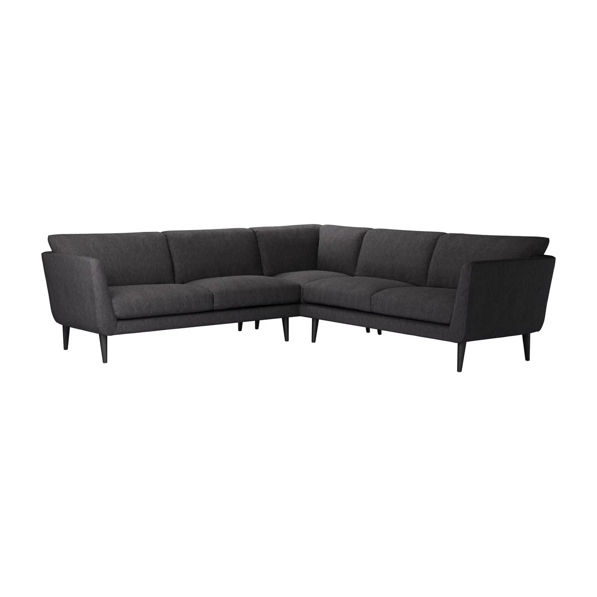 Holly Medium Corner Sofa in Cadet Soft Chenille - sofa.com – image 1