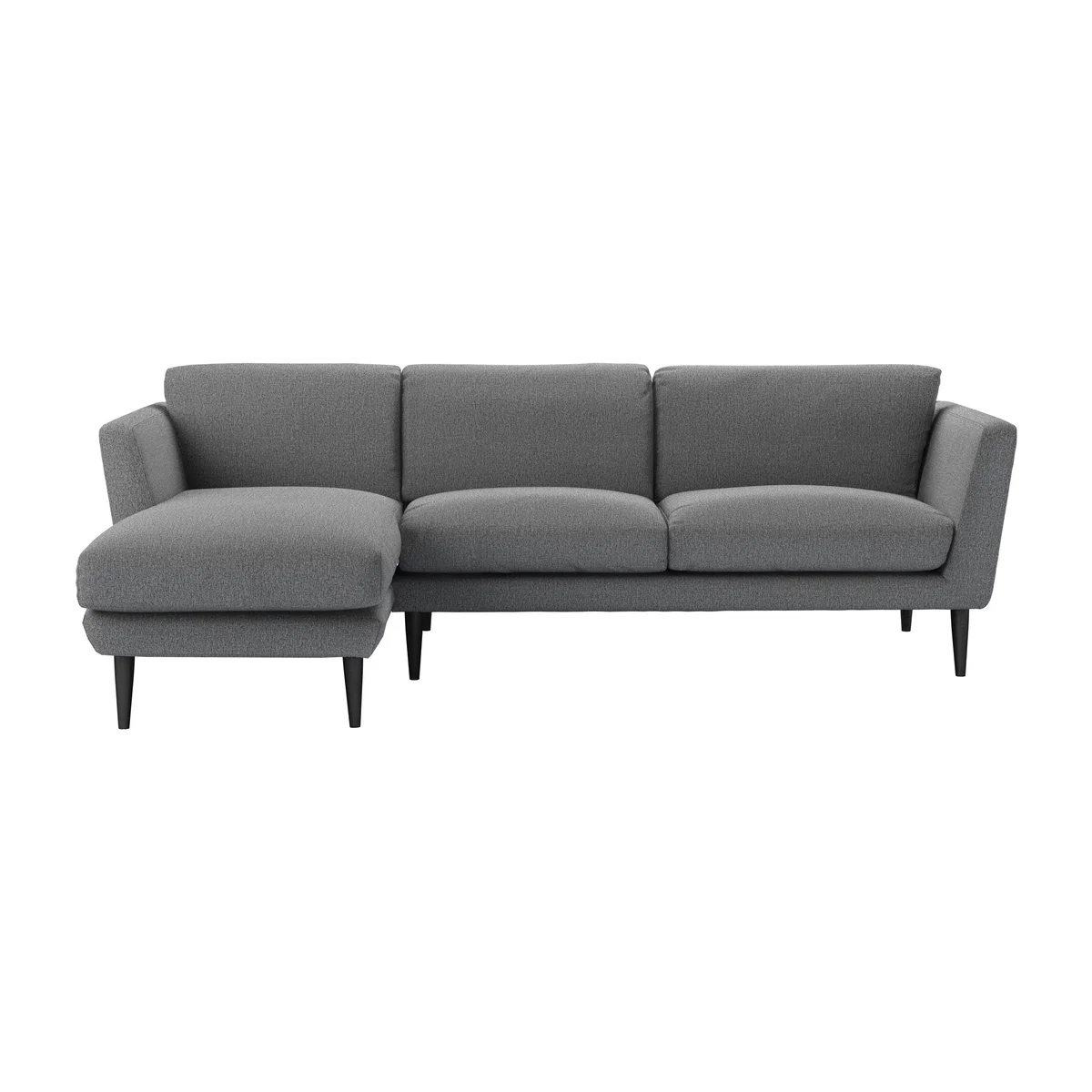 Holly Medium LHF Chaise Sofa in Harbour Grey Whitstable - sofa.com