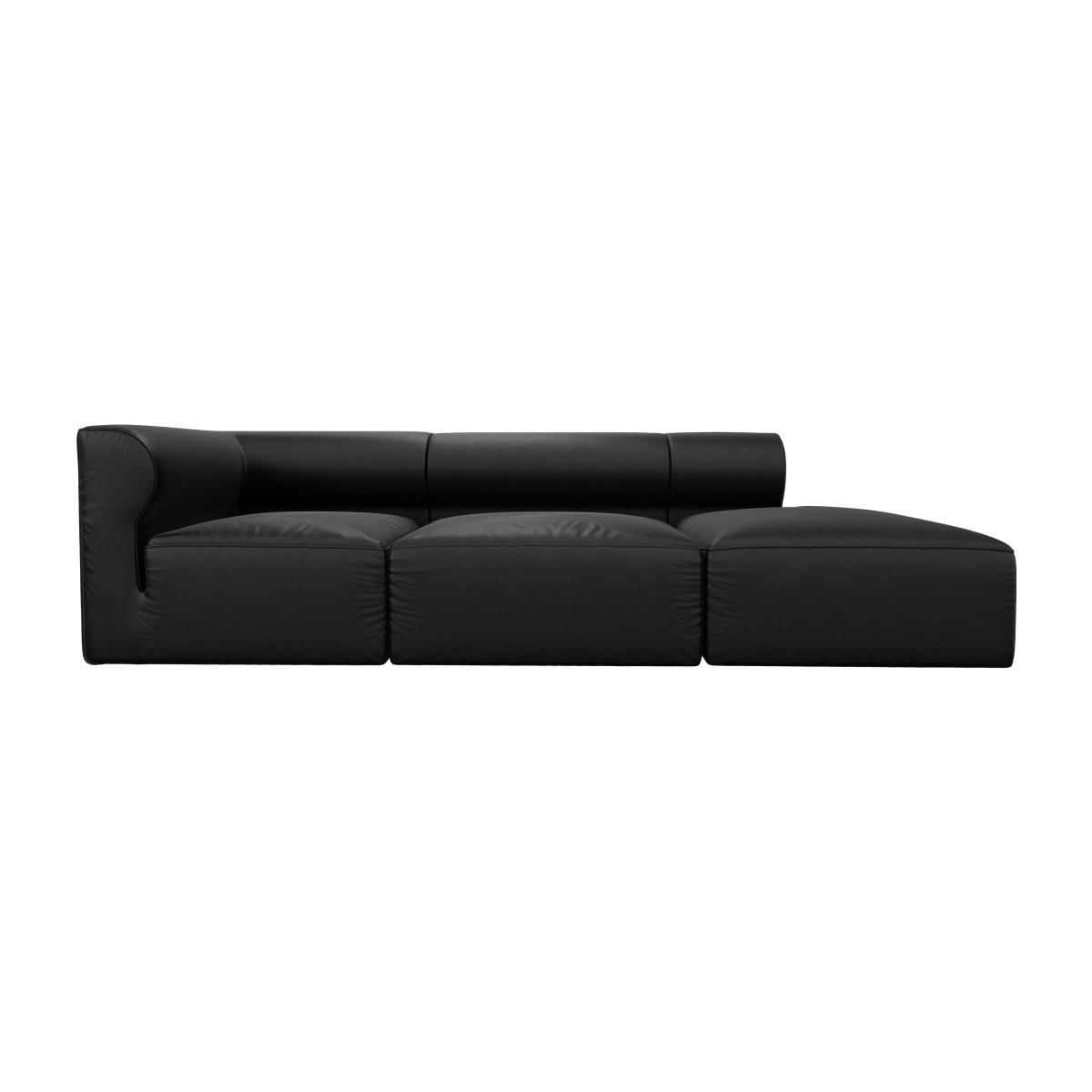 Cohen LHF Modular Sofa in Smoke Soft Leather - sofa.com – image 1