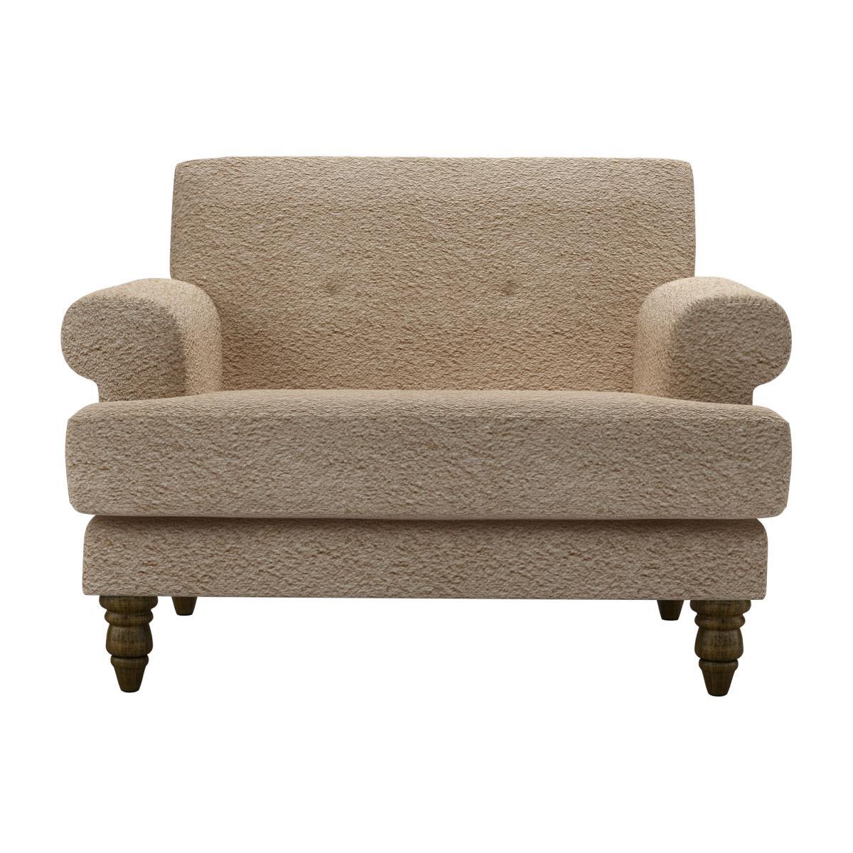Remy Loveseat in Champagne Luxe Boucle - sofa.com – image 1