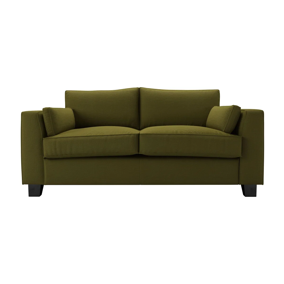 Bowie 2.5 Seat Sofa in Royal Fern Brushed Linen Cotton - sofa.com – image 1
