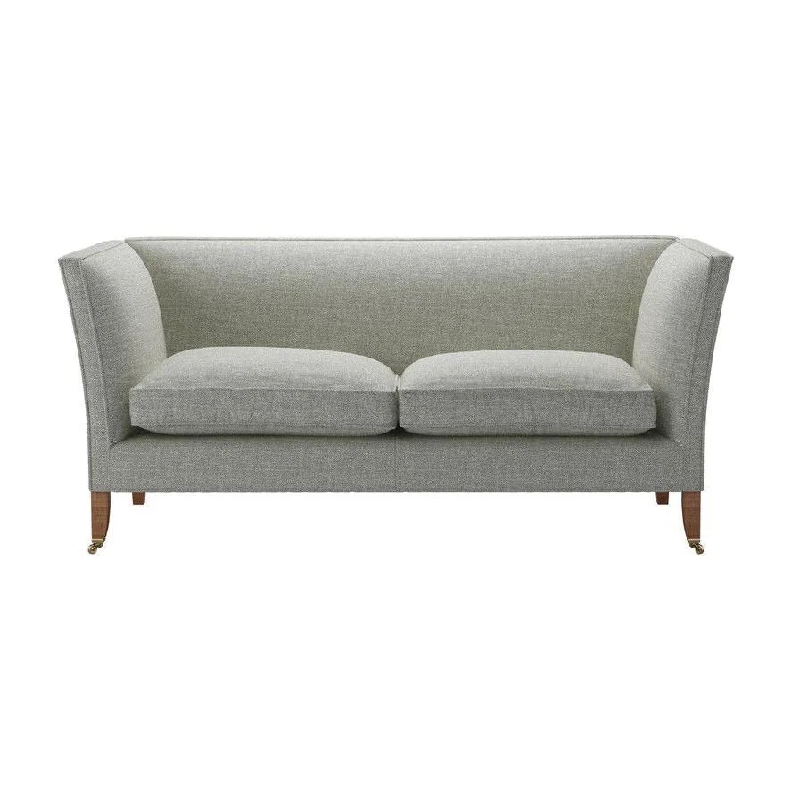 Descartes Plain 2.5 Seat Sofa in Grey Marl Highland Tweed - sofa.com