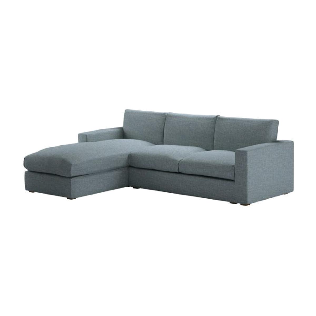 Stella Large LHF Chaise Sofa in Hydrangea Highland Tweed - sofa.com