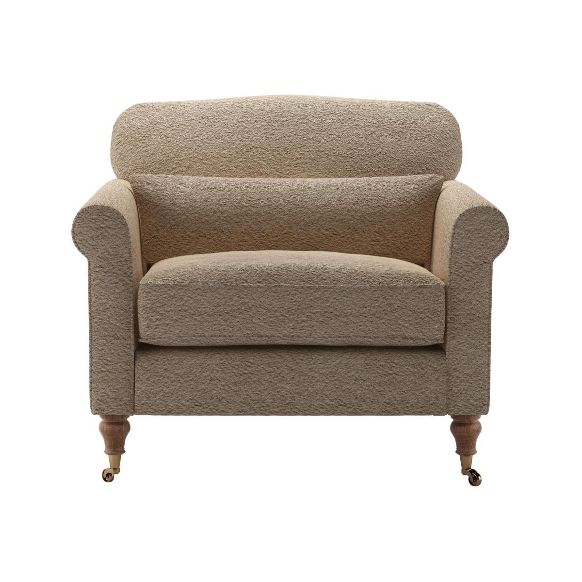 Dahlia Loveseat in Champagne Luxe Boucle - sofa.com