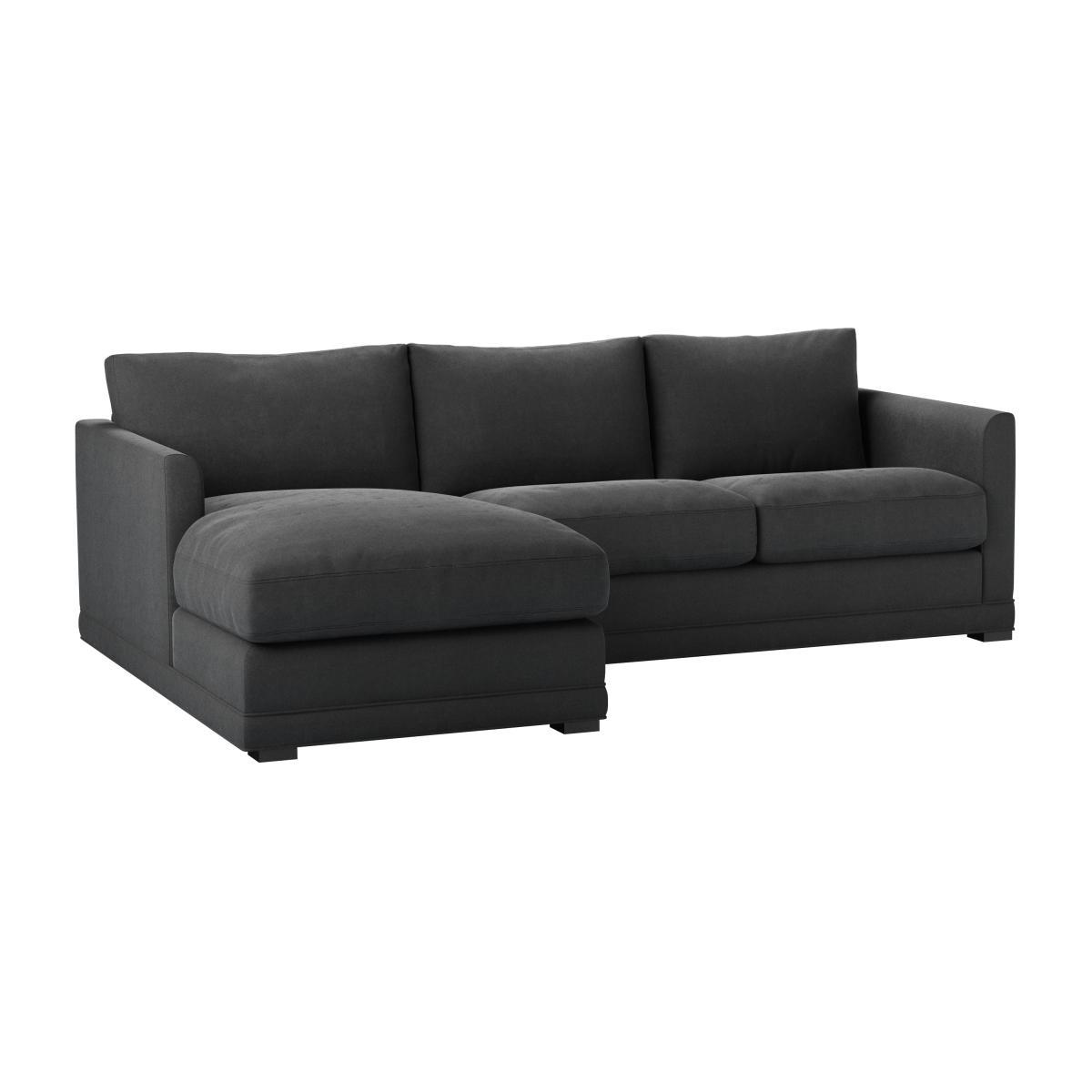 Aissa Small LHF Chaise Sofa in Arctic Seal Easy Cotton - sofa.com