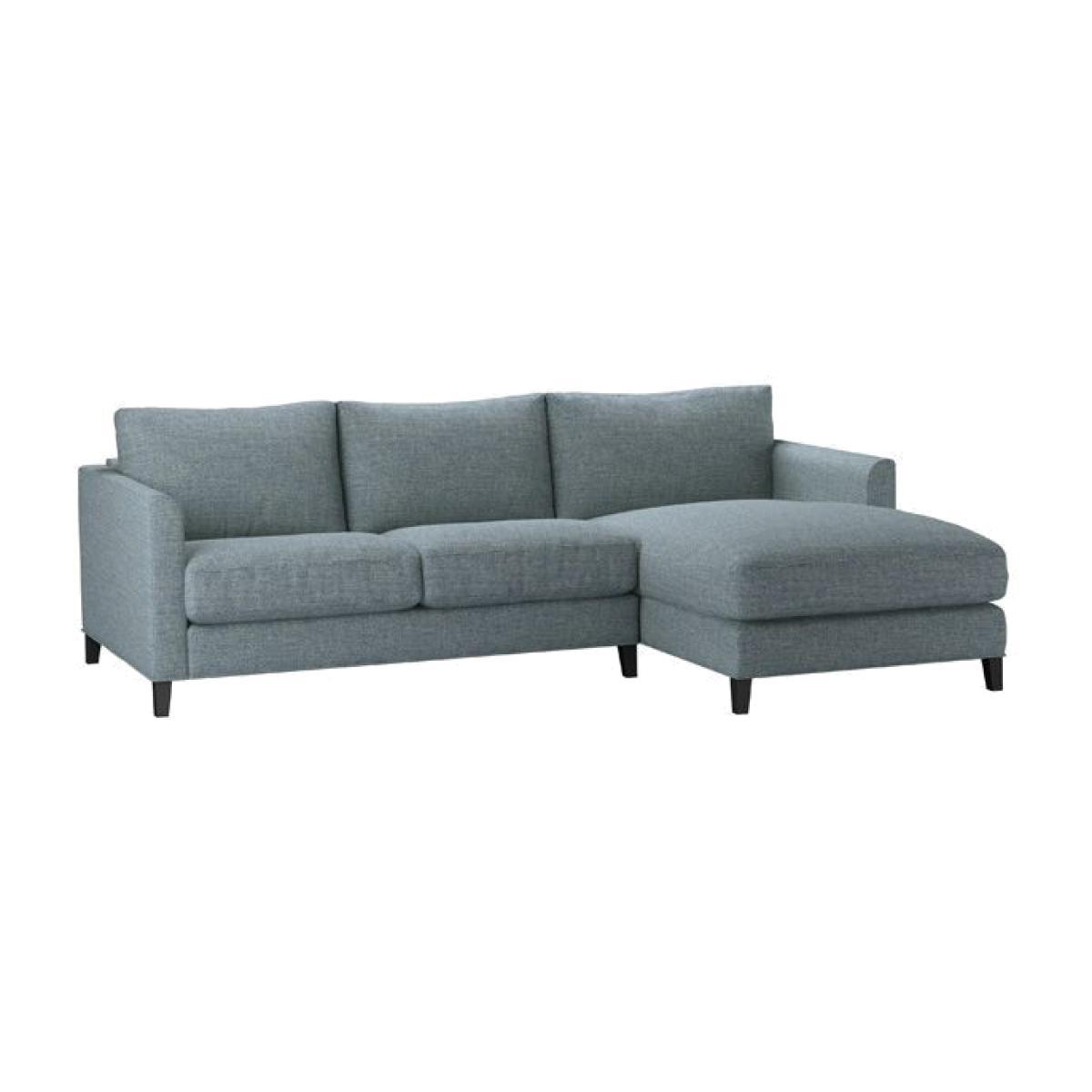 Izzy Small RHF Chaise Sofa in Hydrangea Highland Tweed - sofa.com – image 1