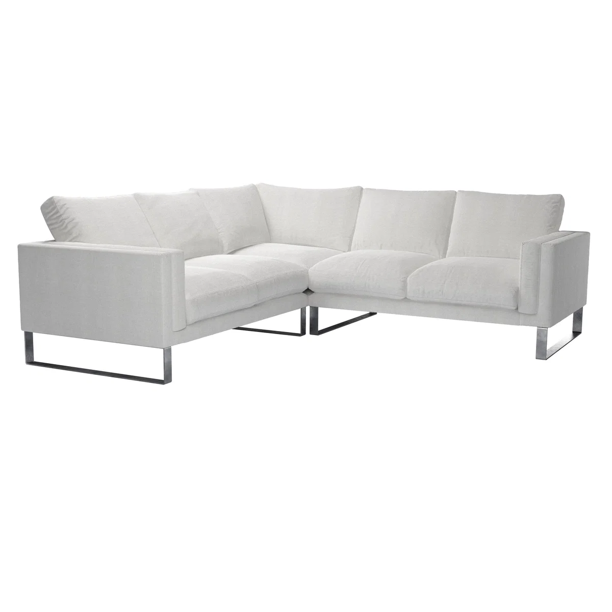 Costello Medium Corner Sofa in Cadet Soft Chenille - sofa.com – image 3