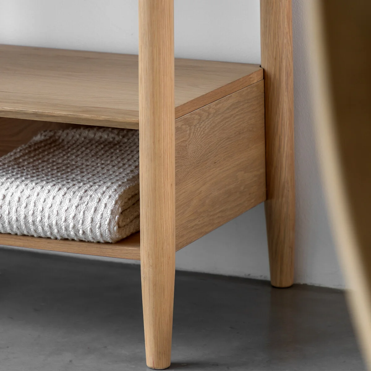 Hale Natural Oak Open Wardrobe – image 3