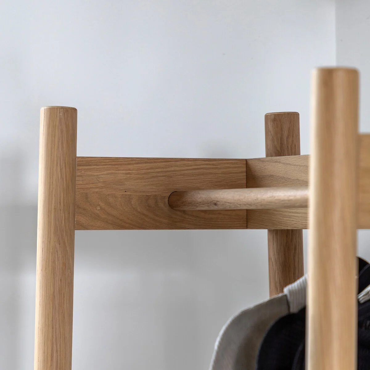 Hale Natural Oak Open Wardrobe – image 4