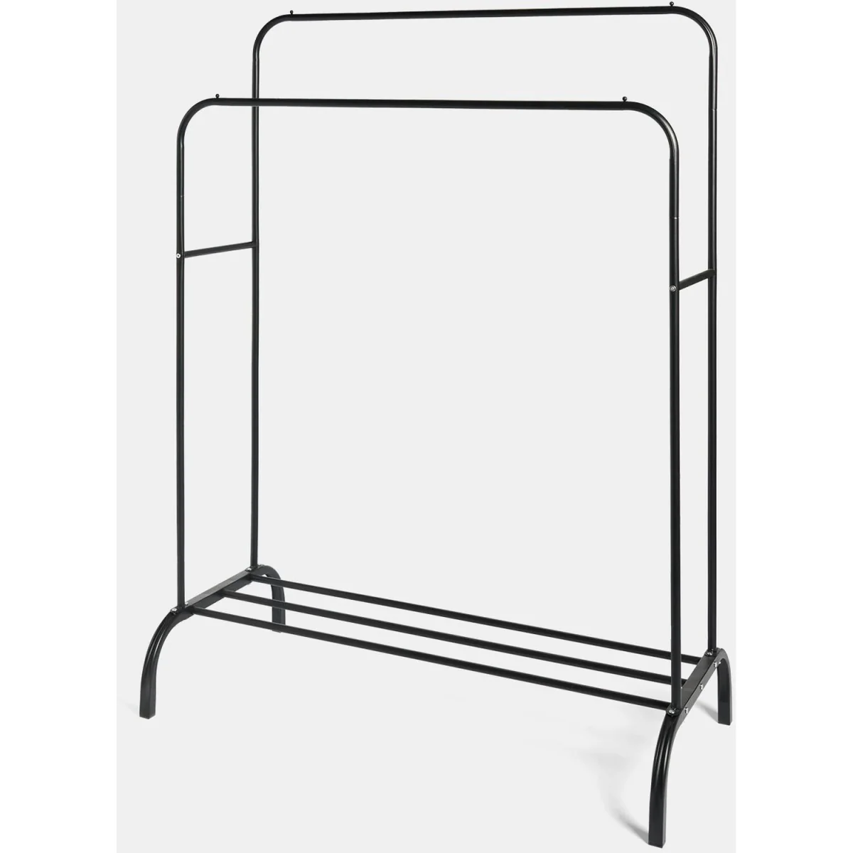 Heavy Duty Clothes Rail With Rack - Black – image 8