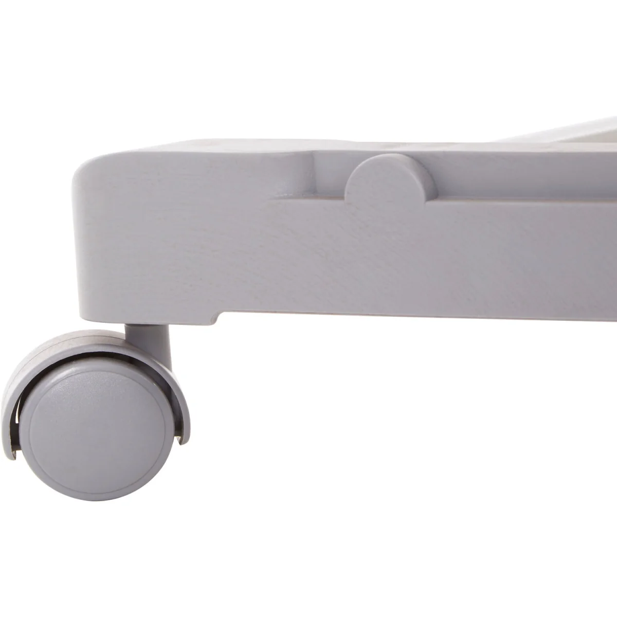 Ralesi Grey and Chrome Finish Clothes Hanging Rail with Wheels - Silver – image 2