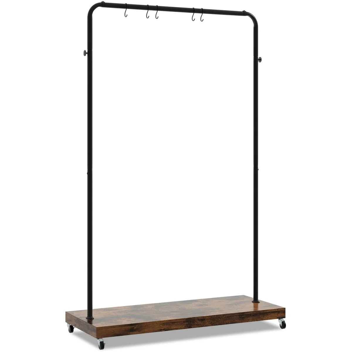 Pipe Rolling Industrial Garment Rack – image 8
