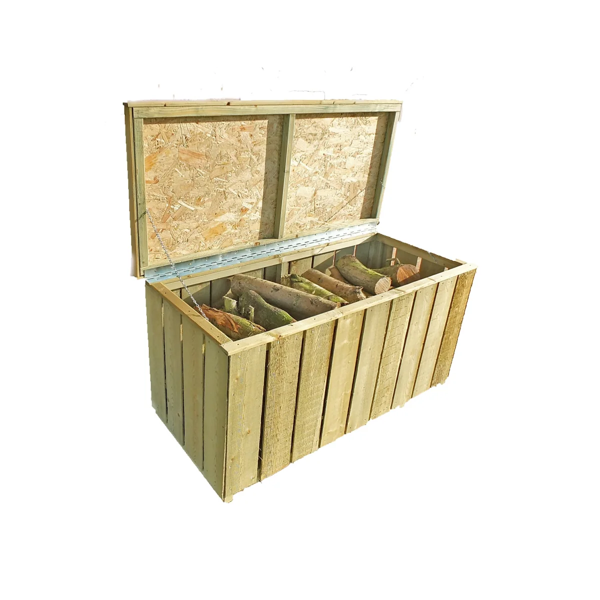 Shire Sawn Timber Garden Storage Log Box 4x2