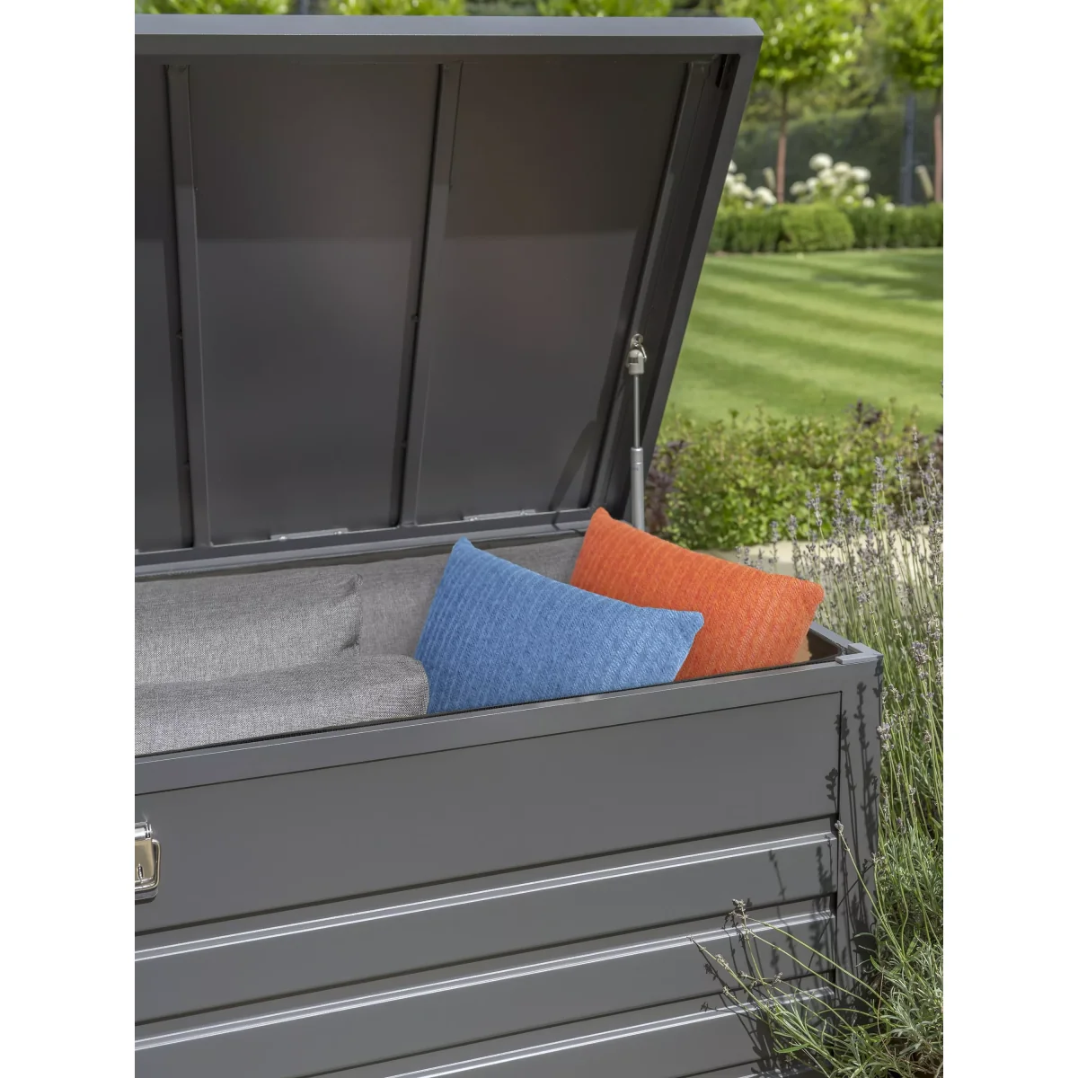 KETTLER Palma Aluminium Garden Cushion Storage Box, Grey – image 3