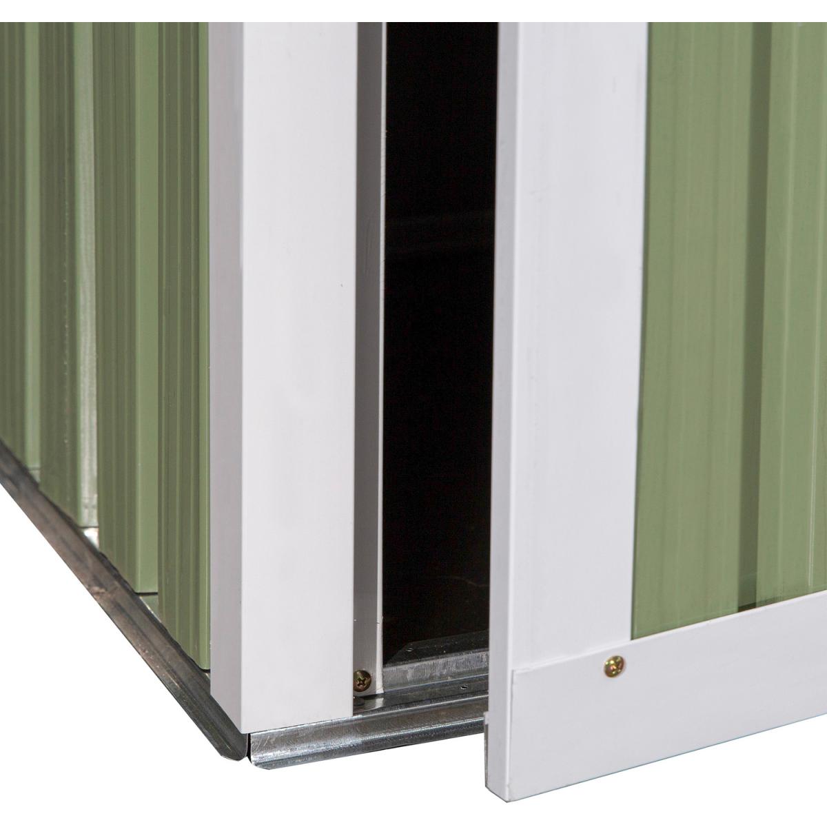 Outdoor Storage Shed - Light Green – image 8
