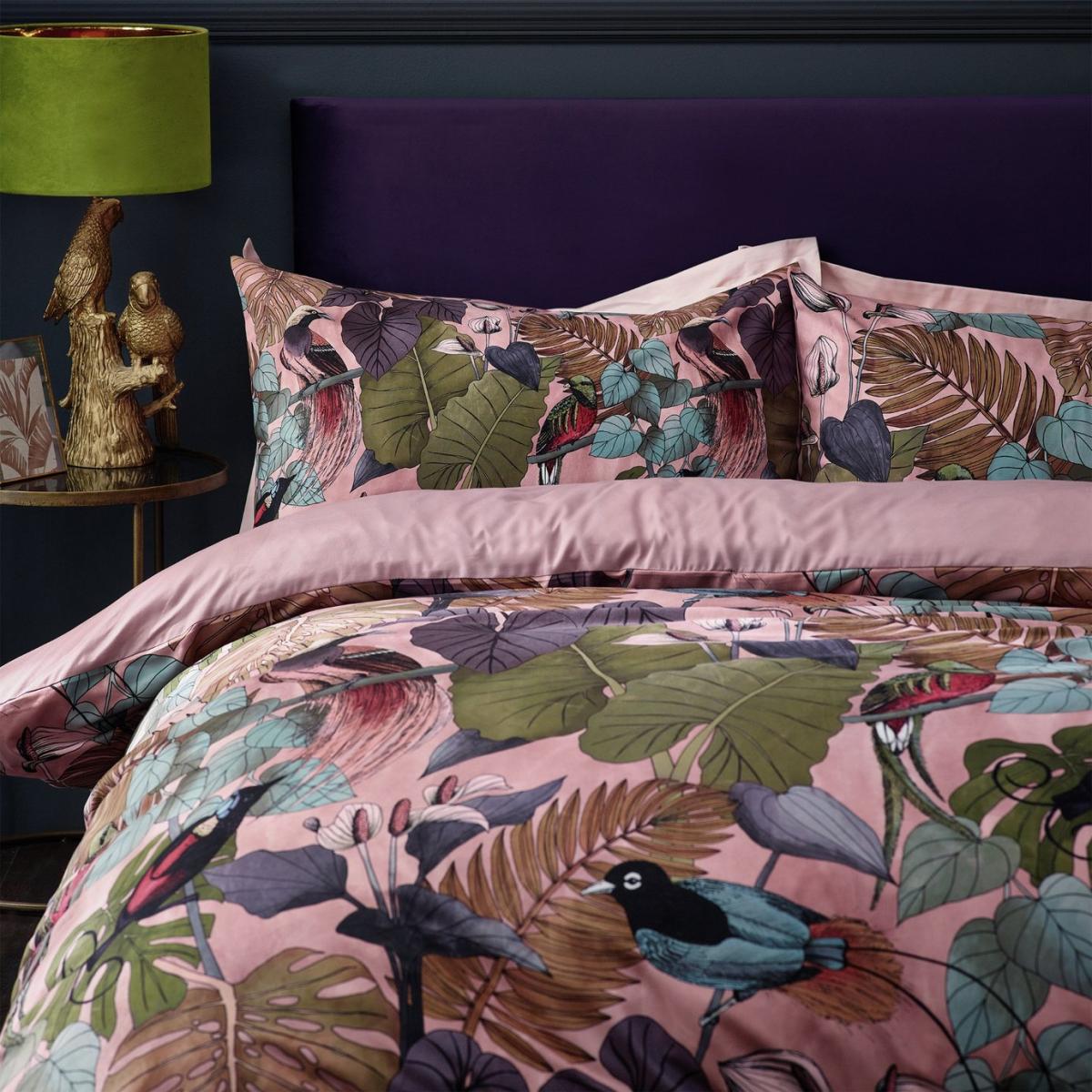 Wylder Moriyo Dusky Velvet Pink Bedding Set - Superking – image 1