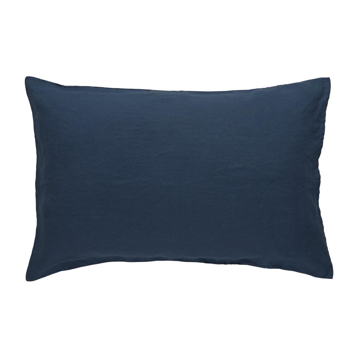 Habitat Linen Petrol Blue Bedding Set - Super King