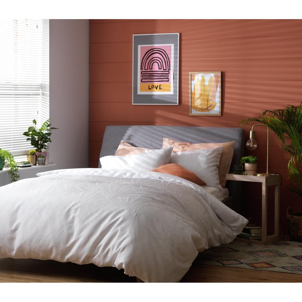 Habitat Agra Fan Matelasse White Bedding Set - Superking – image 4