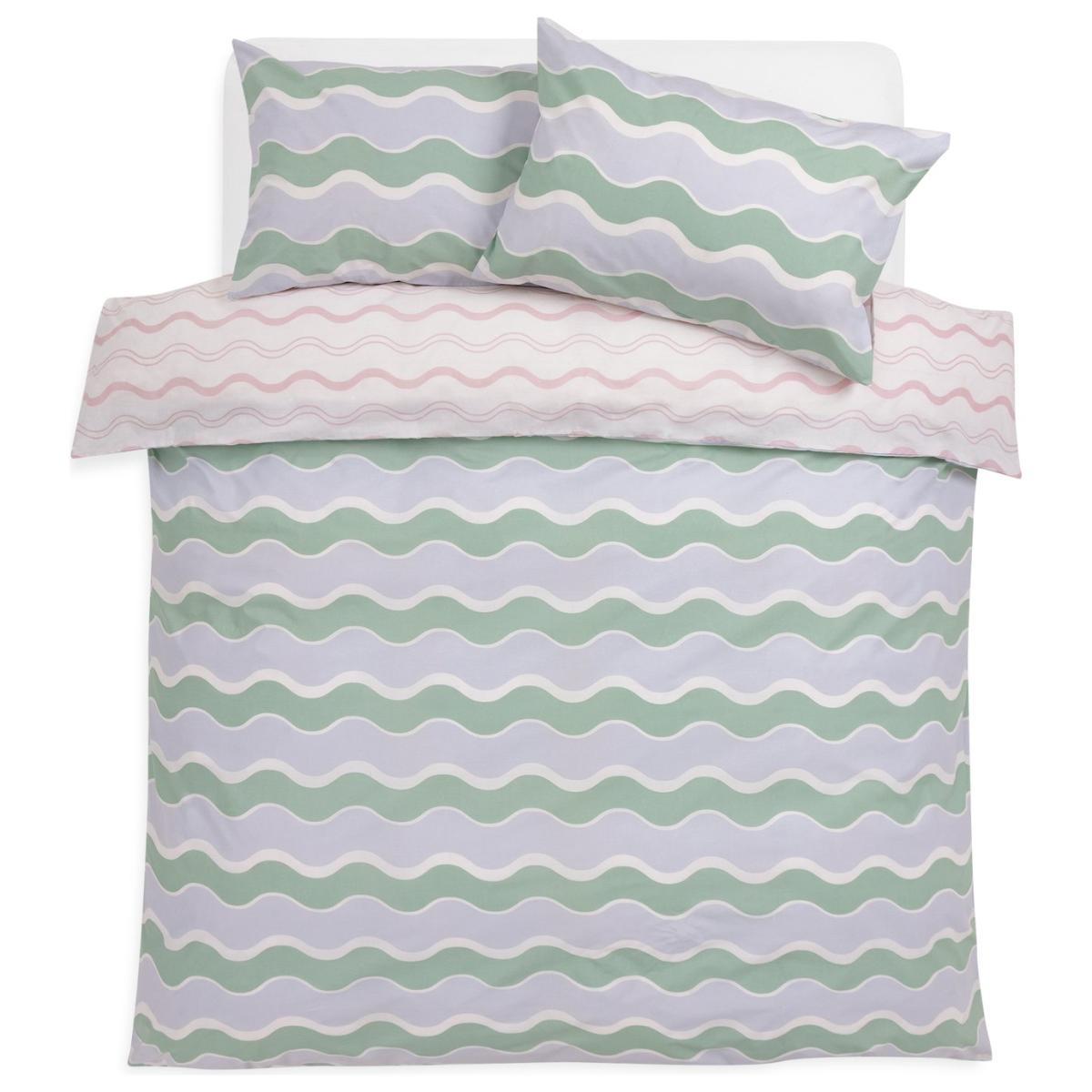 Habitat Wavey Printed Bedding Set - Superking – image 3