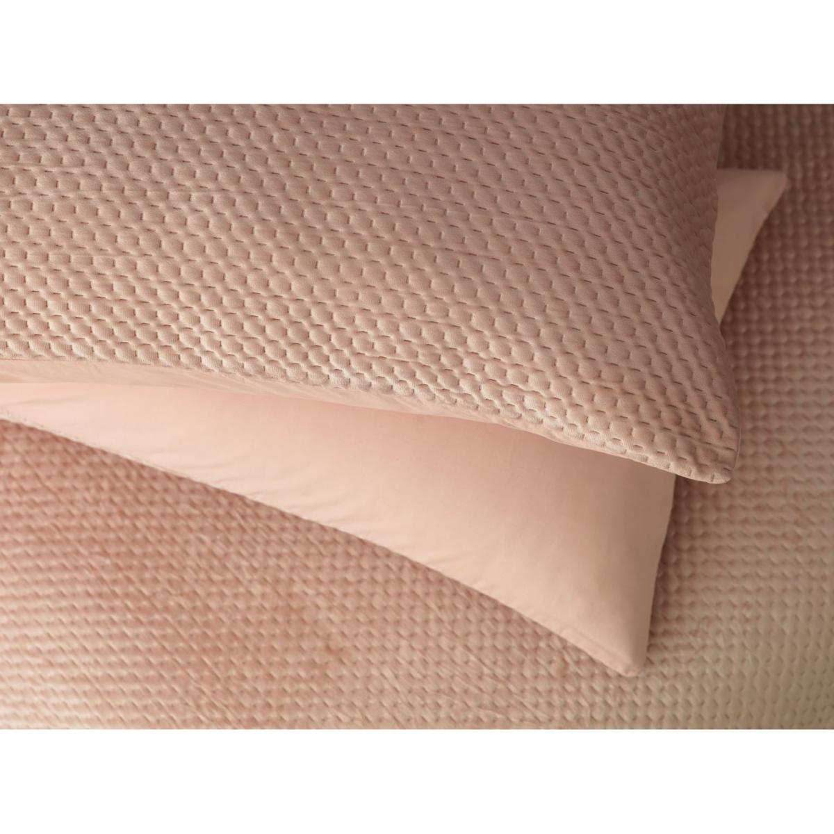 Habitat Pinsonic Velvet Plain Pink Bedding Set -Superking – image 4