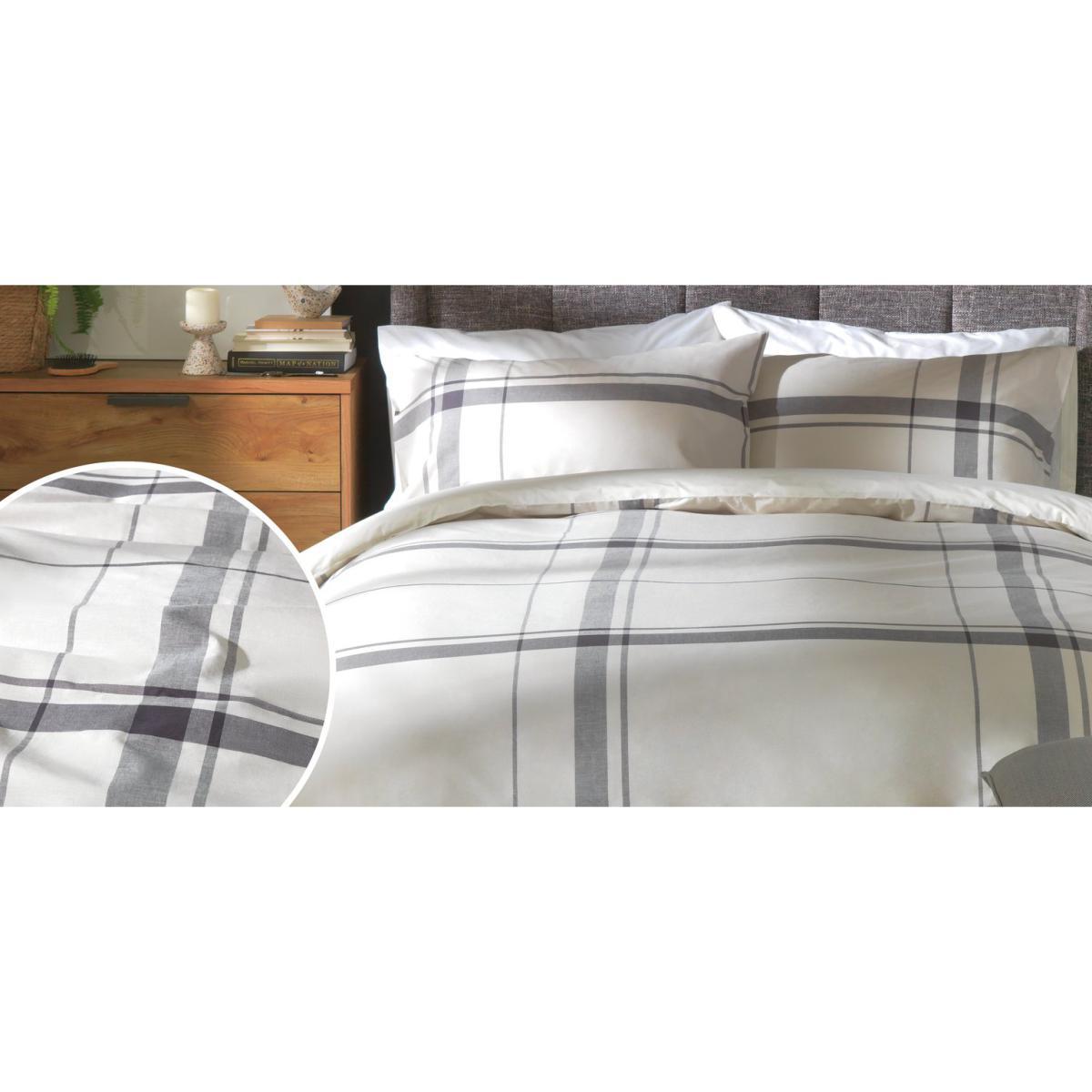 Habitat Modern Country Yarn Dye Check Bedding Set-Super King – image 4