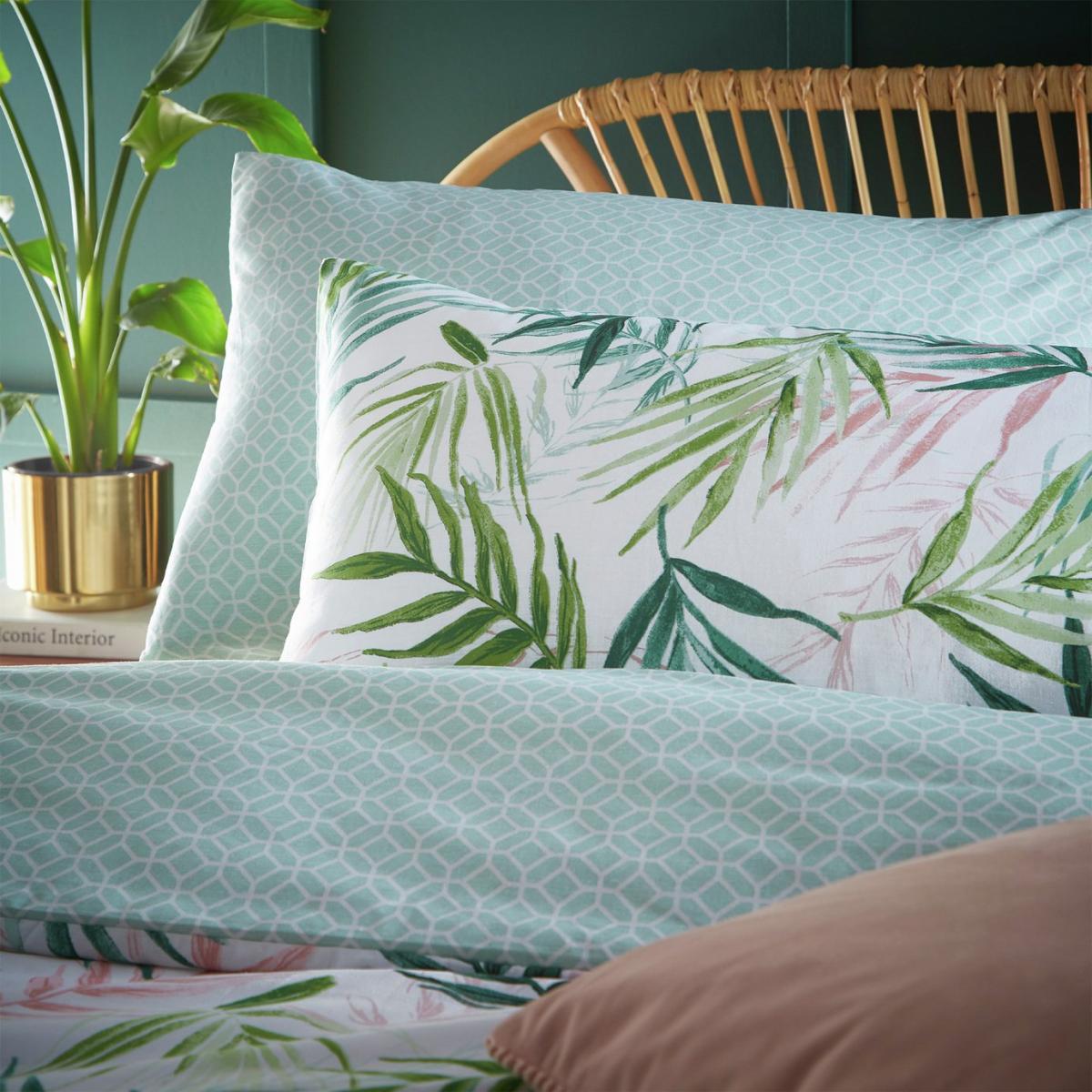 furn Bali Palm Green Bedding Set - Superking – image 3