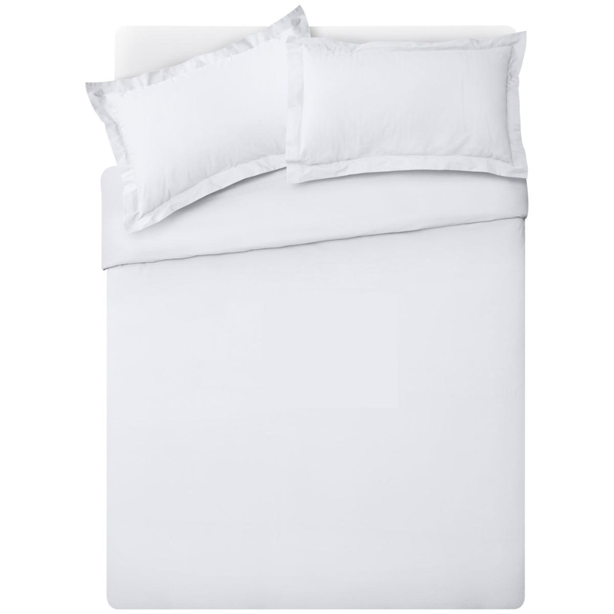 Habitat Egyptian Cotton 400TC White Bedding Set - Superking – image 3