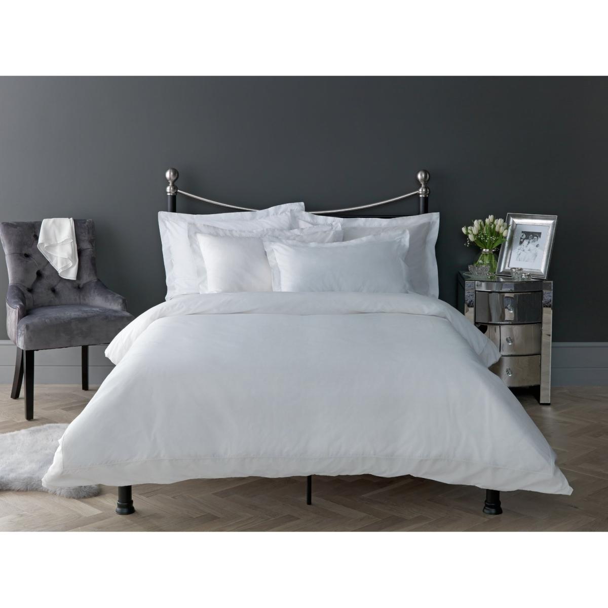 Habitat Egyptian Cotton 400TC White Bedding Set - Superking – image 6