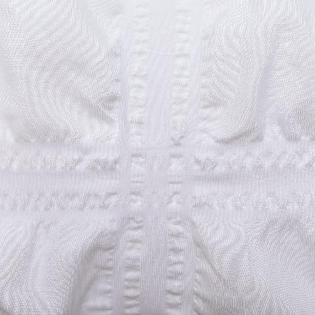 Habitat Seersucker White Bedding Set - Superking – image 2