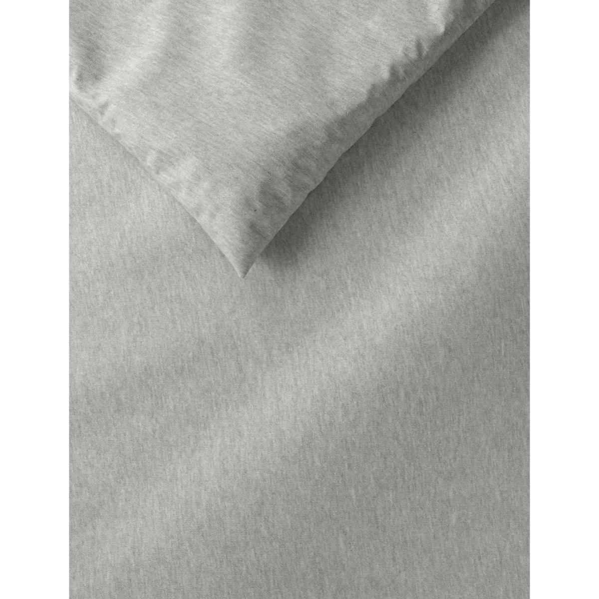 M&S Jersey Bedding Set - 6FT - Mid Blue, Mid Blue,Grey Marl,Natural – image 2
