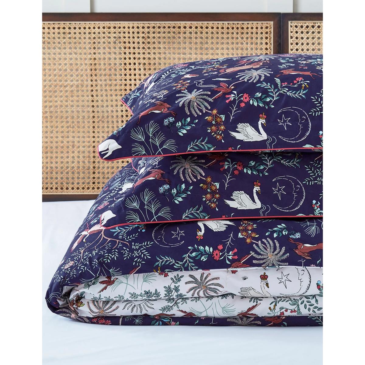 Joules Cotton Percale Kooky Woodlands Bedding Set - 6FT - Multi, Multi – image 2