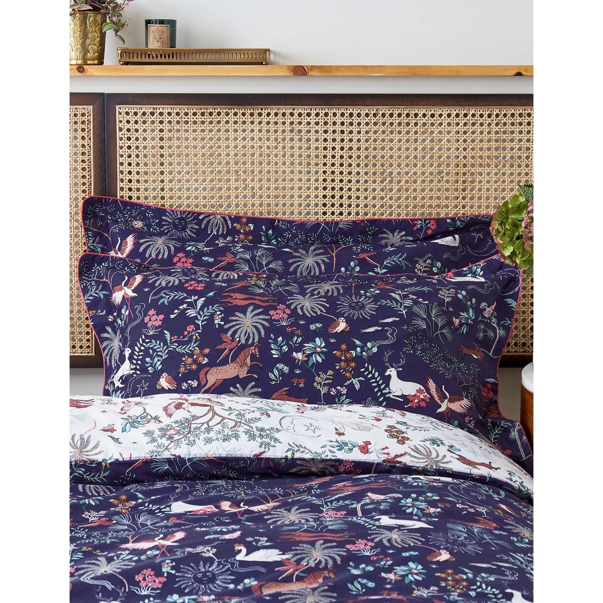 Joules Cotton Percale Kooky Woodlands Bedding Set - 6FT - Multi, Multi – image 4