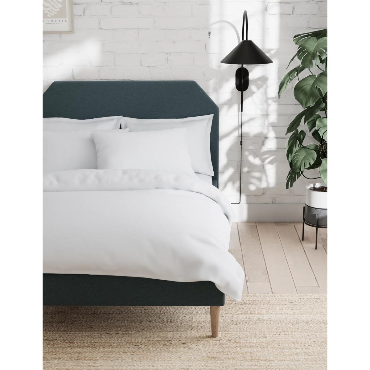 M&S Percale Bedding Set - 6FT - Duck Egg, Duck Egg – image 3