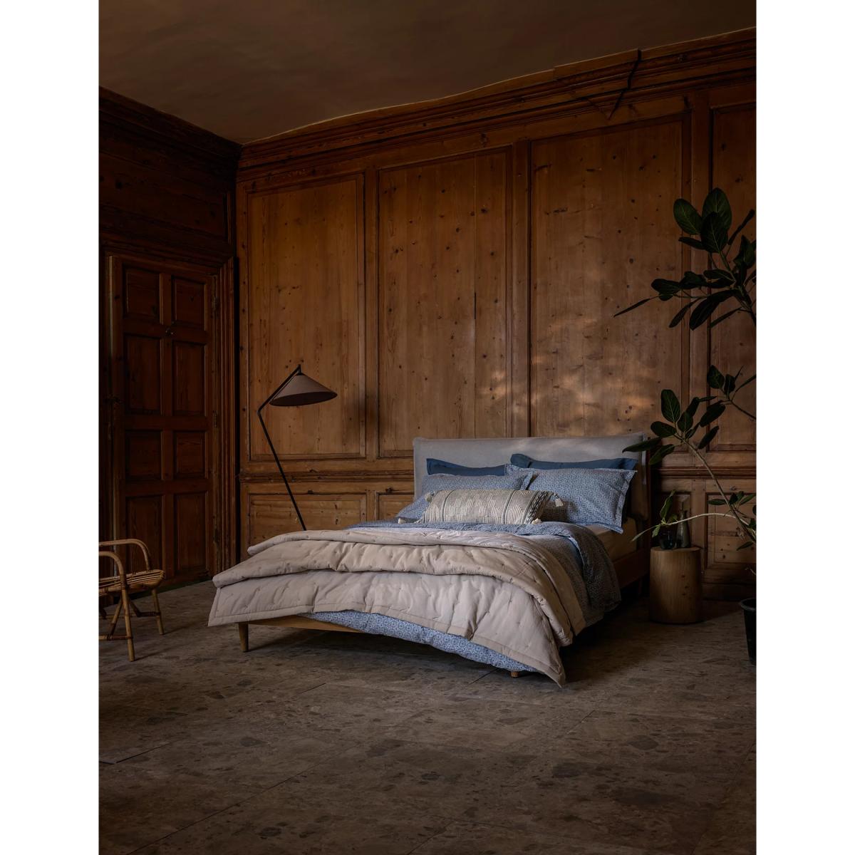 M&S X Fired Earth Seville Sidonia Brushed Cotton Bedding Set - 6FT - Blue Mix, Blue Mix – image 4