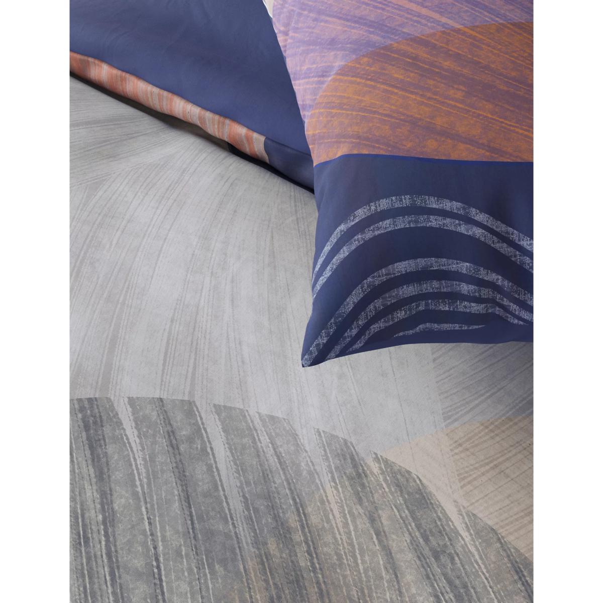 M&S Pure Cotton Abstract Bedding Set - 6FT - Navy Mix, Navy Mix – image 4