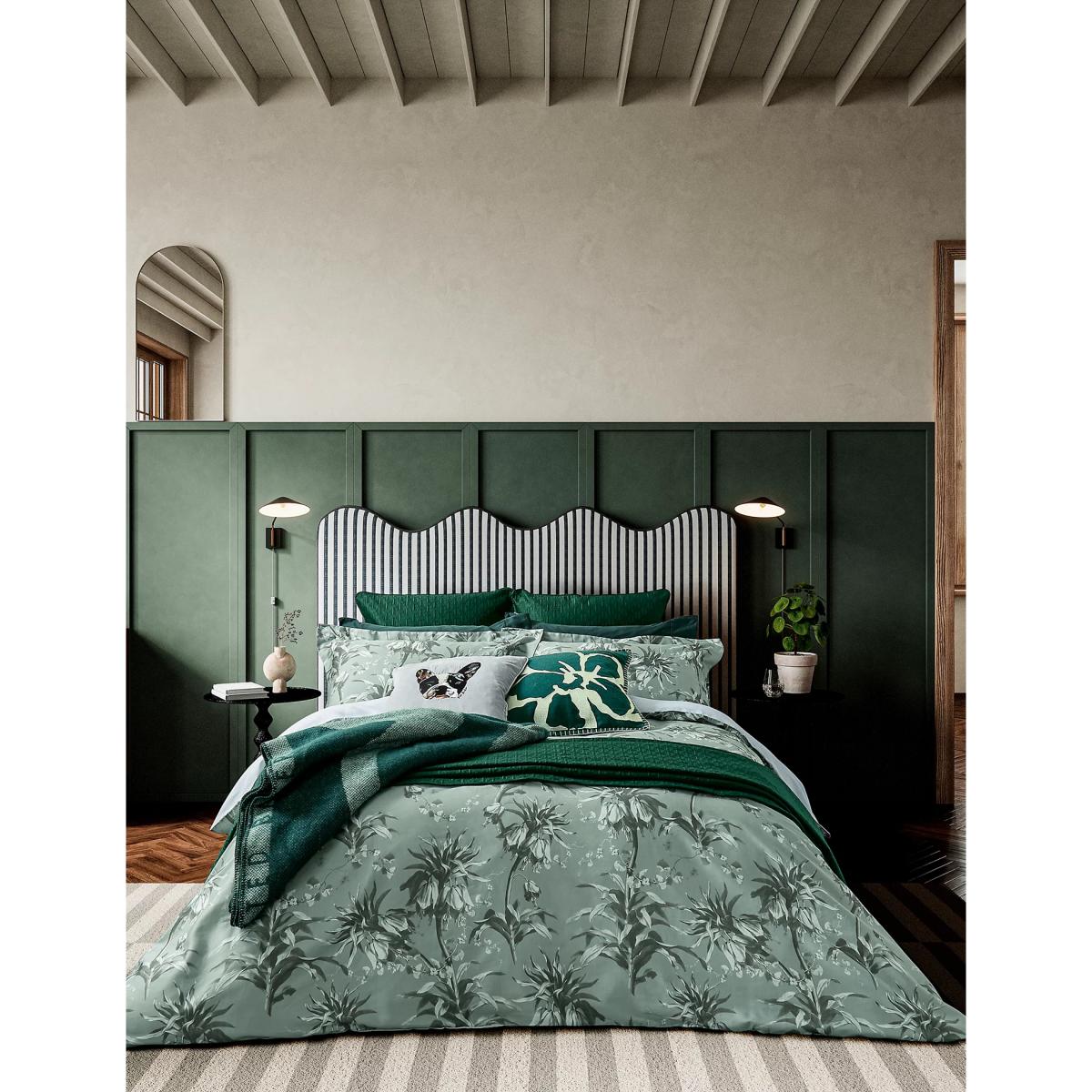 Ted Baker Sateen Belmar Floral Bedding Set - 6FT - Mint, Mint – image 2